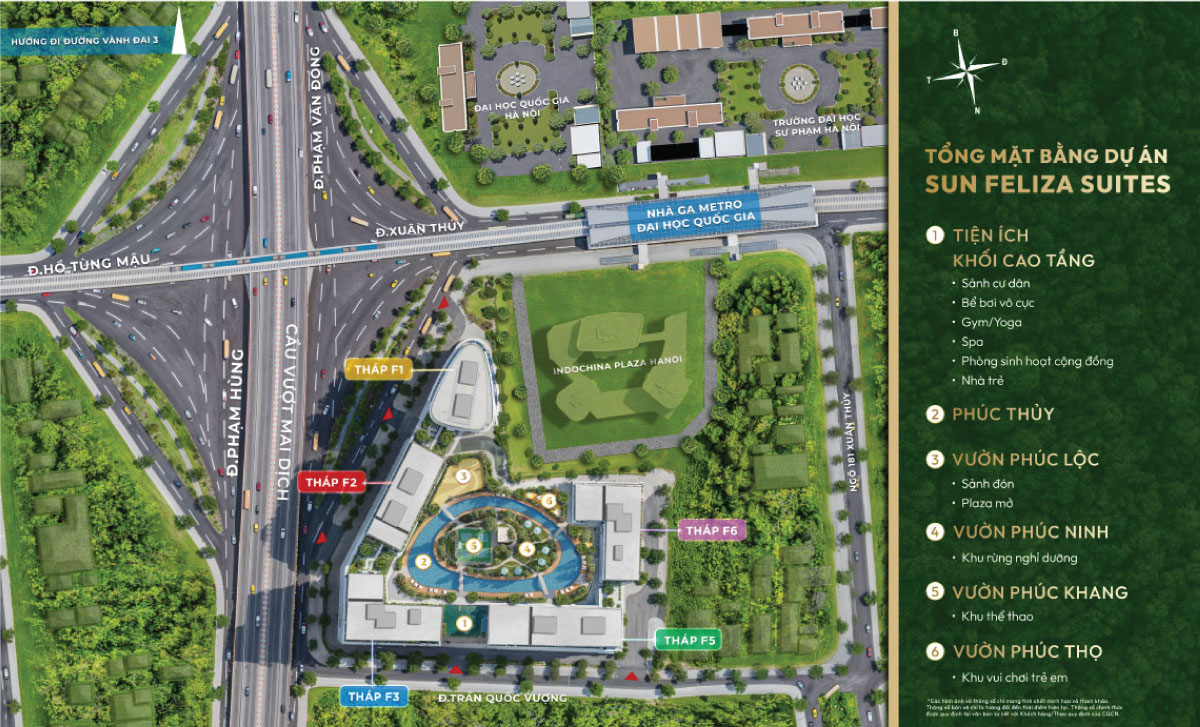 Mặt Bằng Sun Feliza Suites