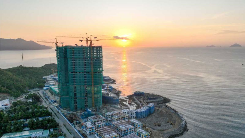 Tiến độ xây dựng la tiên villa