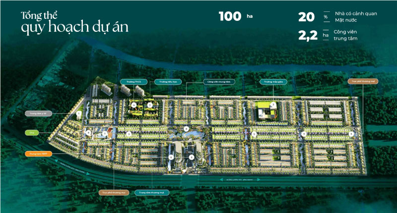 Tổng thể quy hoạch dự án La home Long An