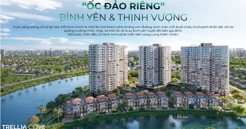Ốc đảo Trellia Cove Mizuki Park