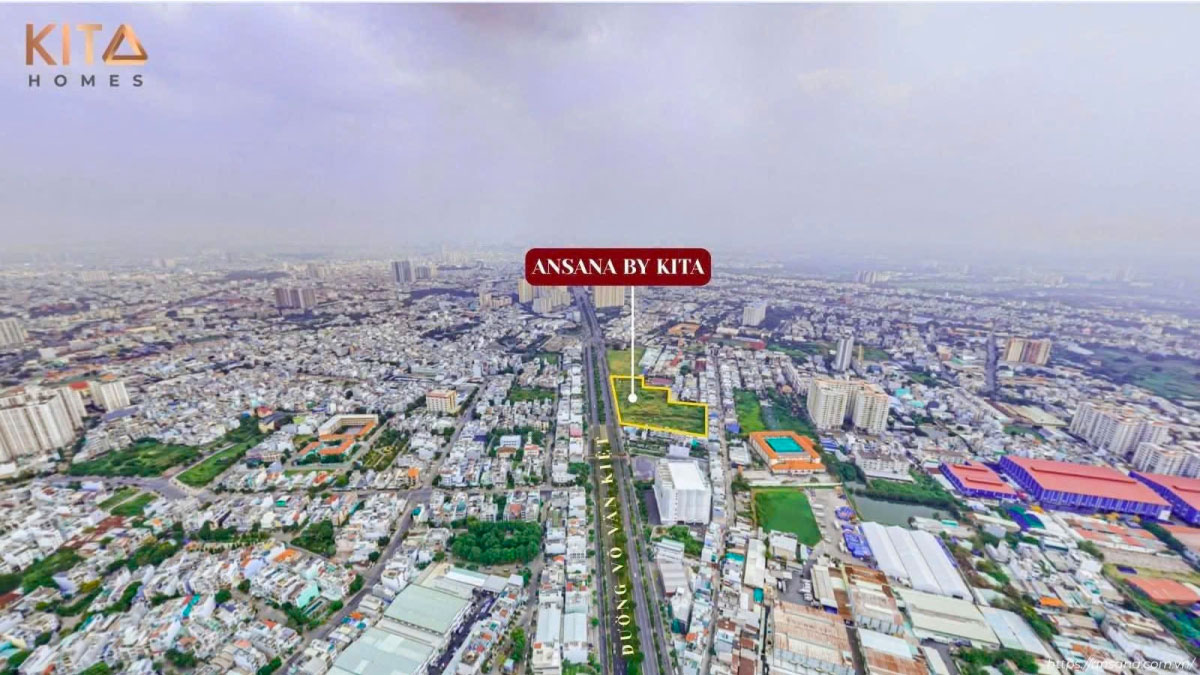 vị trí dự án ansana by kita
