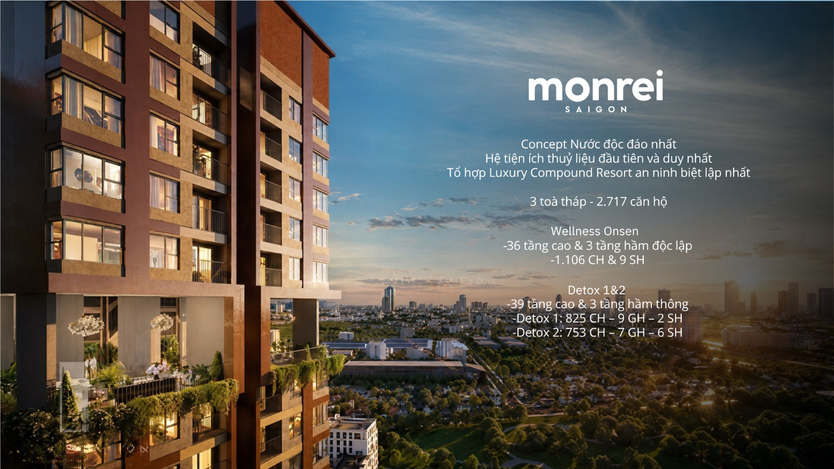 Concept kiến trúc dự án Monrei Saigon