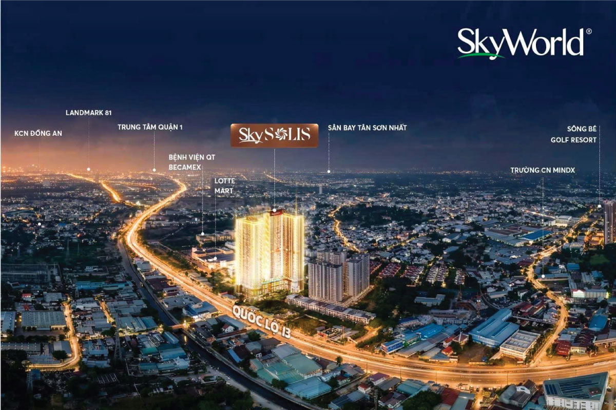 Vị trí Sky Solis: Đòn Bẩy Hạ Tầng Tỷ Đô: Tọa Độ "Kim Cương" Đón Sóng